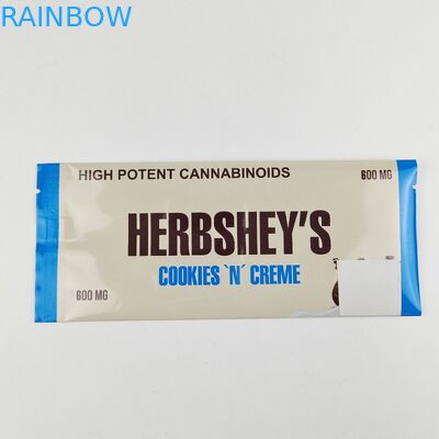 Milieuvriendelijk, op maat gemaakt, geur- en vochtbestendige kraftpapier, achterkant verzegeld verpakkingszak voor voedingsbalk