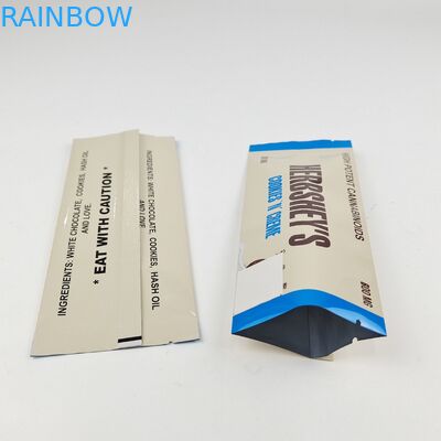 Groothandel Op maat gedrukt Achterste verzegelde zakken Chocolade Energy Bar Koekjes Snack Verpakking