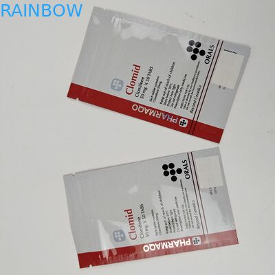 Bewaarplaats Promotionele voedselverpakkingen Driezijdige afdichtingszakken voor tandverzorging Verpakkingen met warmteafdichtingssluiting Met rits