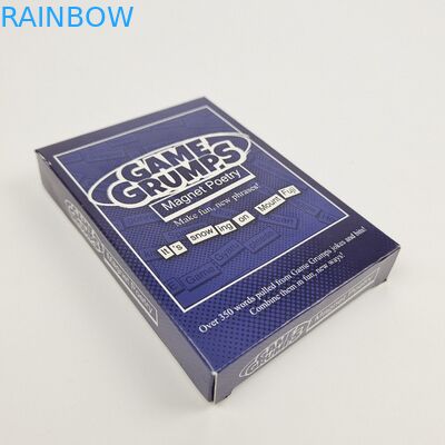 Geaccepteerd Tot 10 kleuren Beschikbaar Persoonlijk Logo Geprinte rechthoekige glanzende papieren doos Verpakking