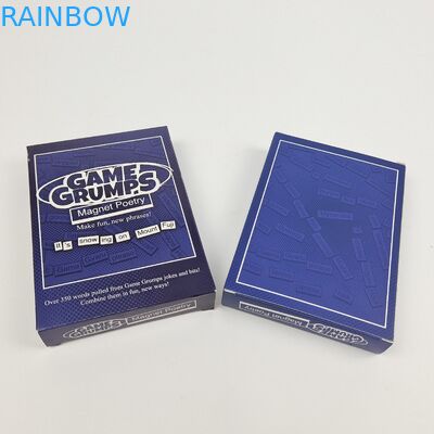 Geaccepteerd Tot 10 kleuren Beschikbaar Persoonlijk Logo Geprinte rechthoekige glanzende papieren doos Verpakking