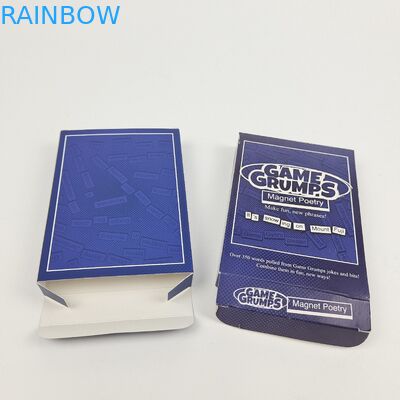 Geaccepteerd Tot 10 kleuren Beschikbaar Persoonlijk Logo Geprinte rechthoekige glanzende papieren doos Verpakking