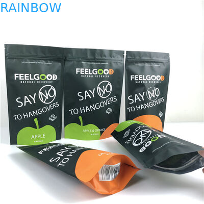 Custom logo gedrukt Stand Up Zipper Pouch Reukvrij Waterdicht Plastic verpakkingszakken