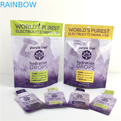 10 kleuren Custom Matt Aluminium Folie Stand Up Pouch Ziplock Doypack Bag voor voedsel