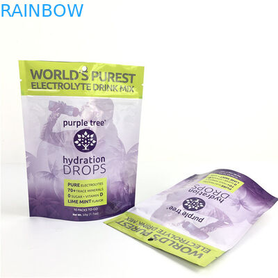 10 kleuren Custom Matt Aluminium Folie Stand Up Pouch Ziplock Doypack Bag voor voedsel