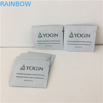 Eco-vriendelijke Mylar driezijdige verzegelde zak met ritsen maat