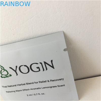 Eco-vriendelijke Mylar driezijdige verzegelde zak met ritsen maat