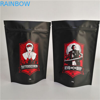 Op maat gemaakte matte afwerking geurbestendige zakken vochtbestendige herverzegelbare plastic voedselverpakking