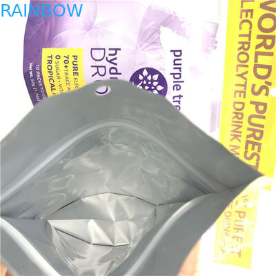 Hot Custom Logo Glossy Finish Customized Grootte en ontwerp benodigdheden Aluminiumfolie Mylar Doypack