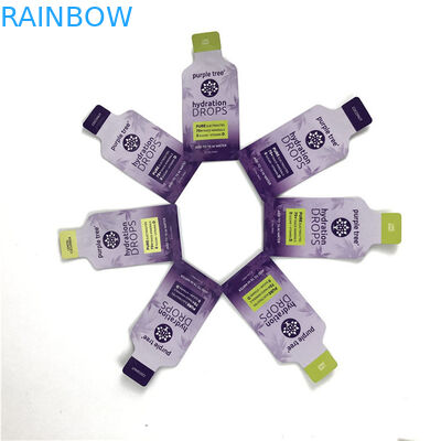 Hot Custom Logo Glossy Finish Customized Grootte en ontwerp benodigdheden Aluminiumfolie Mylar Doypack