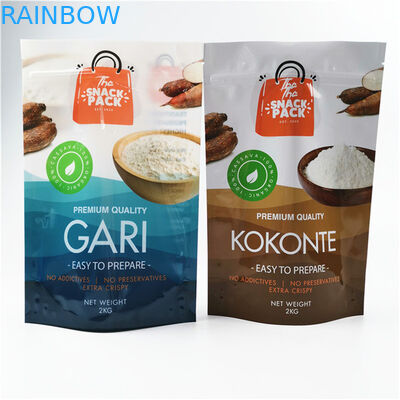 Eco-vriendelijk en veilig materiaal Glanse afwerking Op maat gemaakte grootte en ontwerpbehoeften Aluminiumfolie Mylar Doypack