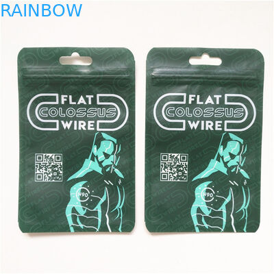 Promotie Recyclebare kwaliteitsborging Driezijdige verzegelde Mylar verpakkingszak met rits maatontwerp