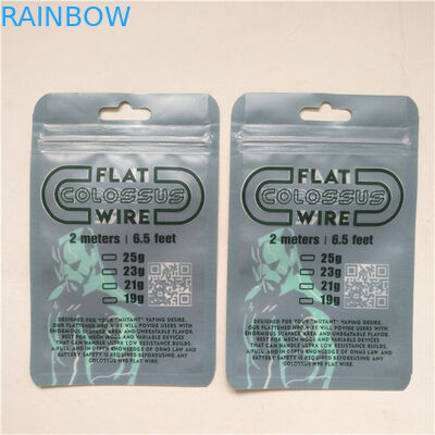 Promotie Recyclebare kwaliteitsborging Driezijdige verzegelde Mylar verpakkingszak met rits maatontwerp