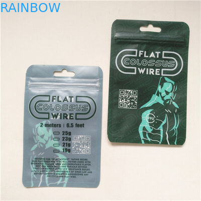 Promotie Recyclebare kwaliteitsborging Driezijdige verzegelde Mylar verpakkingszak met rits maatontwerp