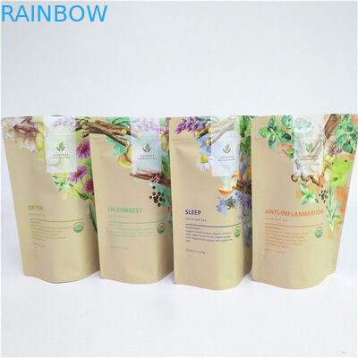 Op maat gedrukte stand-up zak met voedsel kwaliteit materiaal hitte afdichting en maat