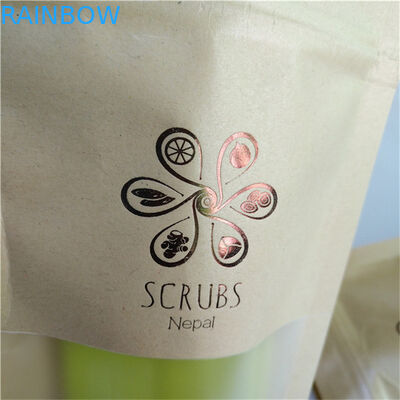 Aangepaste formaat stazak met ritssluiting en diepdruk bedrukking, hitte-verzegeld voor snackverpakking