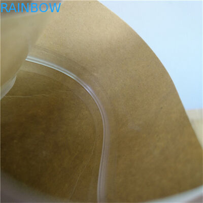 Glanzige Geschikte prijs Aluminiumfolie Op maat gemaakte grootte en ontwerpbehoeften Staande zakken met rits