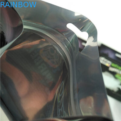 Nieuw ontwerp geaccepteerd tot 10 kleuren verkrijgbaar Flat pouch Easy tear line fabrikant Custom je eigen logo