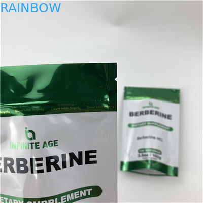 Groothandel Op maat gedrukt Staande lege zak Kwaliteitsborging Verpakking Mylar Aluminium folie zakken met traan notch