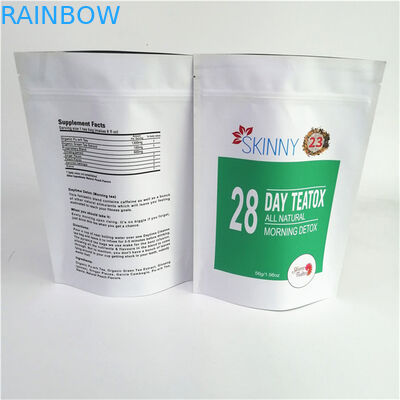 Op maat gemaakte kleurrijke bedrukte snackverpakkingstas met MOPP/VMPET/PE-materiaal