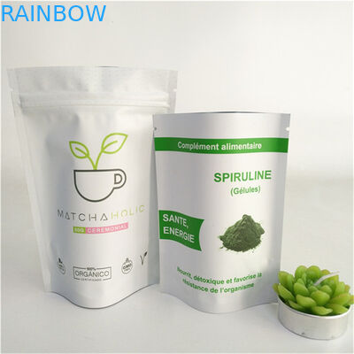 Op maat gemaakte drukverwarming herbruikbare opstaande zak voedselkwaliteit Mylar sachet verpakking