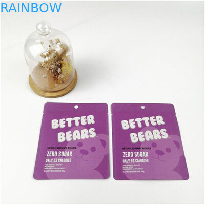 Geaccepteerd Tot 10 kleuren beschikbaar Hoogwaardige hervergrendelbare Mylar Sachet verpakkingszak