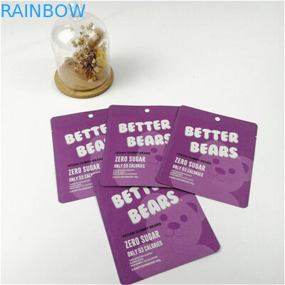 Geaccepteerd Tot 10 kleuren beschikbaar Hoogwaardige hervergrendelbare Mylar Sachet verpakkingszak