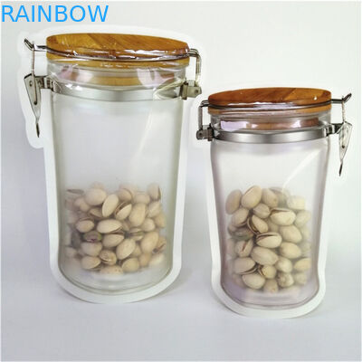 Hoogwaardig digitaal afdrukken op maat PE gerecycled plastic voedselverpakkingszak