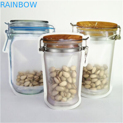 Hoogwaardig digitaal afdrukken op maat PE gerecycled plastic voedselverpakkingszak