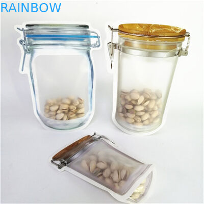 Hoogwaardig digitaal afdrukken op maat PE gerecycled plastic voedselverpakkingszak