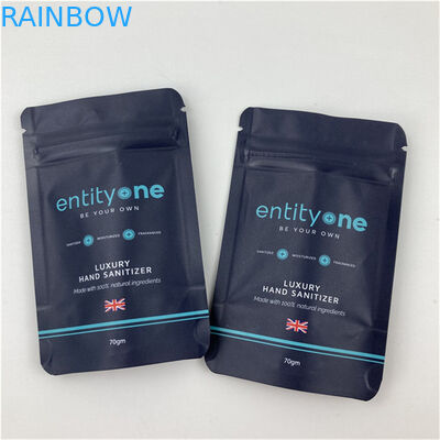 Custom logo gedrukt stand up zak met rits mat afwerking aluminium folie voedsel kwaliteit materiaal doypack