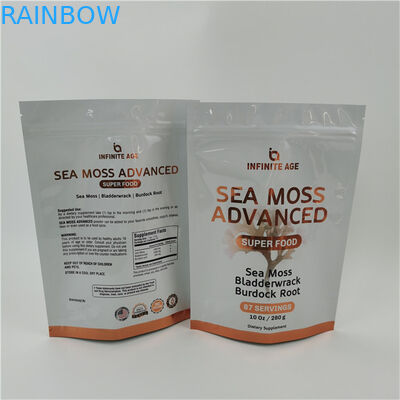 Geaccepteerd Tot 10 kleuren beschikbaar Gemakkelijk teer lijn Stand Up Pouch Bag Heat Seal Zipper Top