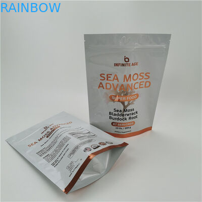 Geaccepteerd Tot 10 kleuren beschikbaar Gemakkelijk teer lijn Stand Up Pouch Bag Heat Seal Zipper Top