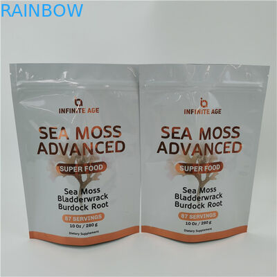 Geaccepteerd Tot 10 kleuren beschikbaar Gemakkelijk teer lijn Stand Up Pouch Bag Heat Seal Zipper Top