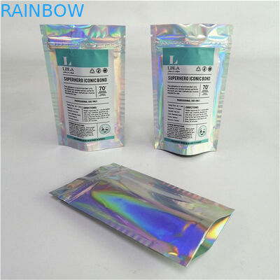 Groothandel Gepersonaliseerd Logo Digitaal Printen Plastic PET Glanzige Geschikte Prijs Stand Up Pockets met Zipper