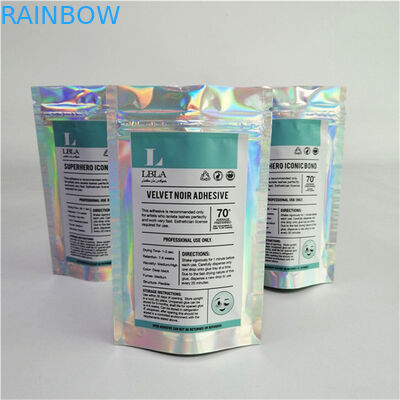 Groothandel Gepersonaliseerd Logo Digitaal Printen Plastic PET Glanzige Geschikte Prijs Stand Up Pockets met Zipper