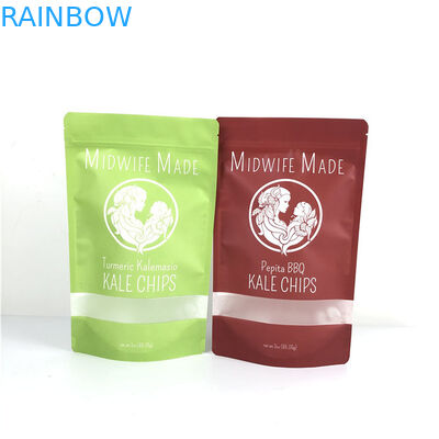 Voedselverpakking Gravure Printing Mylar Doypack met raam milieuvriendelijk en op maat