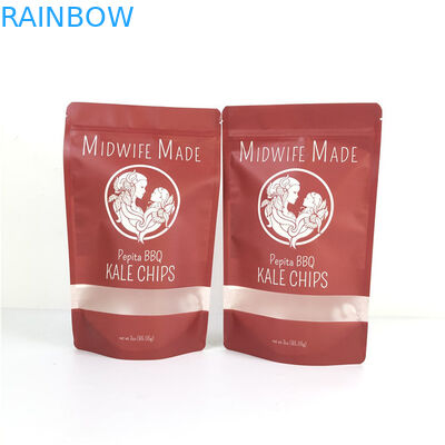 Voedselverpakking Gravure Printing Mylar Doypack met raam milieuvriendelijk en op maat