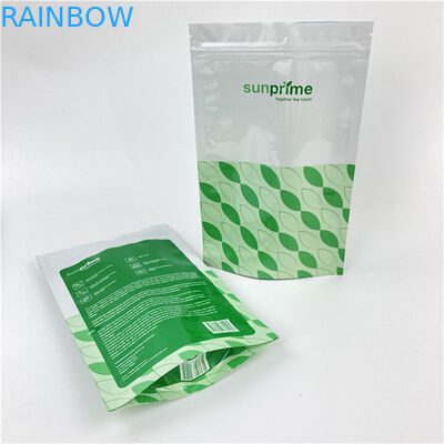 Matte PET/PE Zipper Food Doypack met geaccepteerd logo