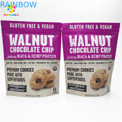 Matte afwerking Kleurrijke afdruk Aluminiumfolie Mylar Doypack met aangepaste grootte en ontwerp