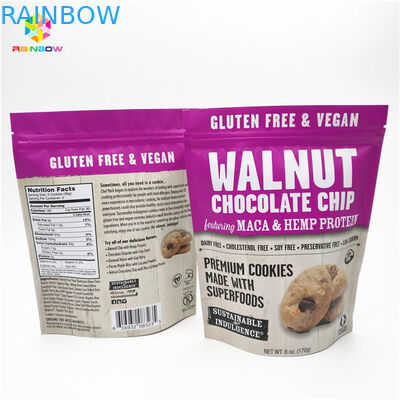 Matte afwerking Kleurrijke afdruk Aluminiumfolie Mylar Doypack met aangepaste grootte en ontwerp