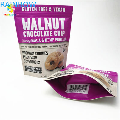 Matte afwerking Kleurrijke afdruk Aluminiumfolie Mylar Doypack met aangepaste grootte en ontwerp