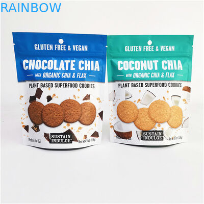 Custom Logo Printed Aluminium Foil Mylar Doypack met Gravure Printing Surface Handling