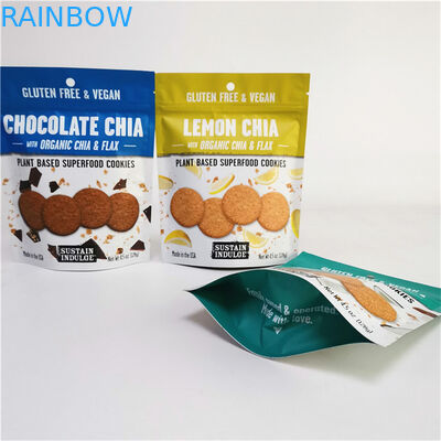 Custom Logo Printed Aluminium Foil Mylar Doypack met Gravure Printing Surface Handling