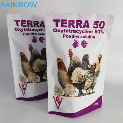 Op maat gemaakte dikte lekkagebestendige stand-up ritszak geruchtbestendige plastic verpakkingszakken