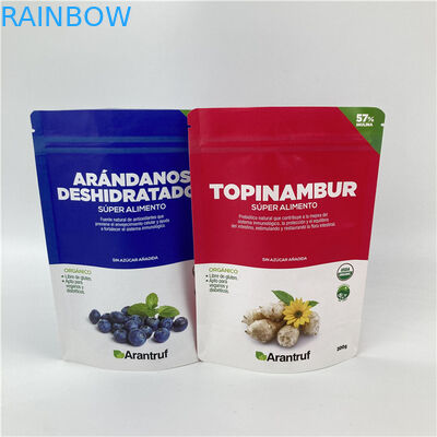 Op maat gemaakte grootte / ontwerp Kleurrijke druk Doypack milieuvriendelijk en veilig materiaal