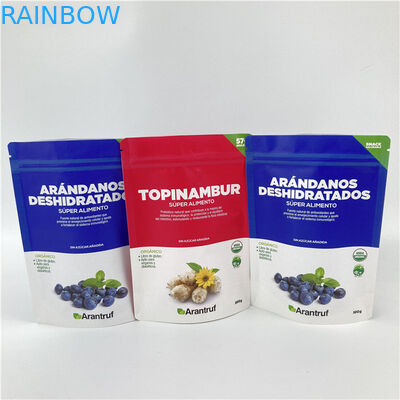 Op maat gemaakte grootte / ontwerp Kleurrijke druk Doypack milieuvriendelijk en veilig materiaal