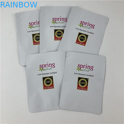 Leakproof Driezijdige verzegelde Mylar verpakkingszak met rits op maat