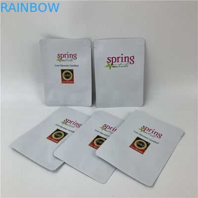 Leakproof Driezijdige verzegelde Mylar verpakkingszak met rits op maat