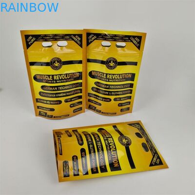 Proteinpoeder Ziplock voedselverpakkingszakken met digitaal afdrukken van kunststof